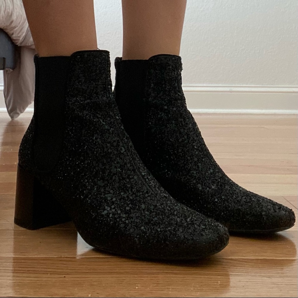 Harry stylesesque glittery ankle boots